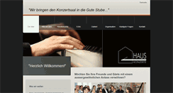 Desktop Screenshot of hauskonzerte.ch